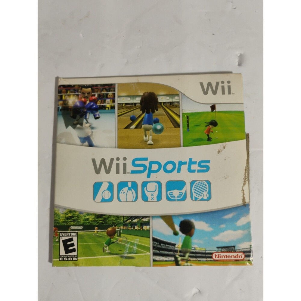 Nintendo Wii 2006 Sports Game W/ Cardboard Sleeve & Manual Tested Working